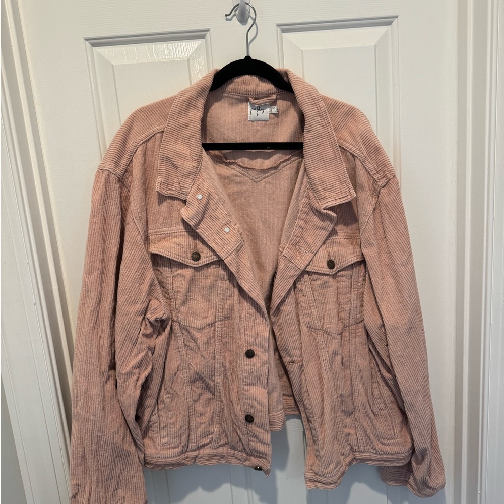 Polly Crop Shacket Size 12 - Picture 12 of 14